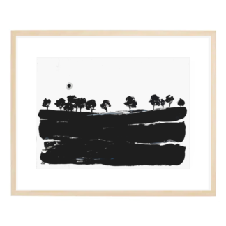 Black Landscape 52 x 42 x 1.5 cm