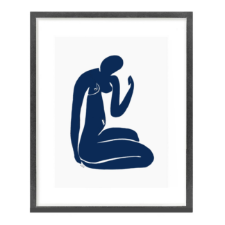 Blue Nude Selfie