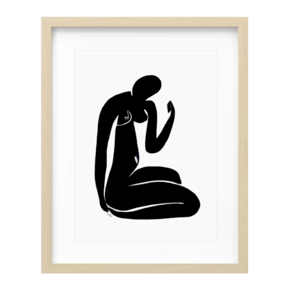 Black Nude Selfie I