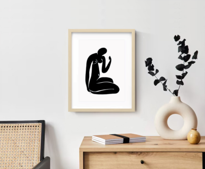 Black Nude Selfie I - Image 3