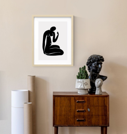 Black Nude Selfie I - Image 4